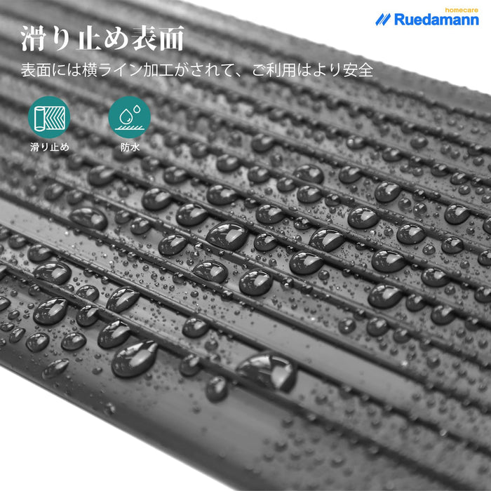 Ruedamann ®  段差スロープ 耐荷重800kg 浴室適用 敷居スロープ高さ1-2.5cm